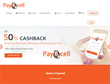 Tablet Screenshot of pay2cell.com